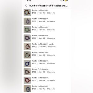 COPY - Rustic cuff bracelet